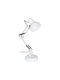 Relaxdays Office Lamp with Flexible Arm for Socket E27 in White Color