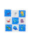 Relaxdays Interaktives Kinder-Bodenpuzzle Design 9-teilig