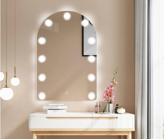 Martin Καθρέπτης Μπάνιου Led 70x110cm Λευκός