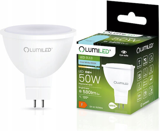 Aigostar Bec LED 6W și Formă MR16 Alb rece 580lm