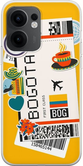 Ticket To Bogota Oppo Reno 13 F 5G Flexible TPU Transparent Silicone