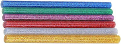 Multicolored Silicone Rod 7mmx29cm 8 Pieces Thin 06148