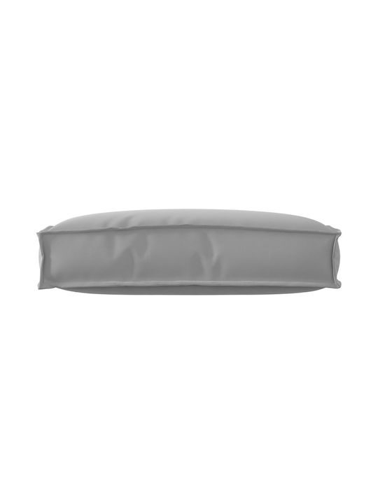vidaXL Wasserdichtes Sitzbank-Kissen mit Rückenlehne in Grau 40x60cm