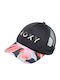 Roxy Kinderhut Jockey Stoff Honey Coconut Grau