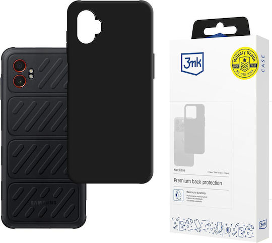3MK Matt Umschlag Rückseite Silikon Schwarz (Galaxy XCover 7 Pro)