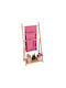 Relaxdays Поставка за дрехи Баня Единичен ​31.5x31.5см Кафяв