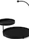Aberto Design Tavă Decorativă Metal Knidos Rotundă 25x21x28cm 1buc
