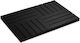 Relaxdays Antiderapant pentru cadă cu ventuze Negru 40x61εκ.