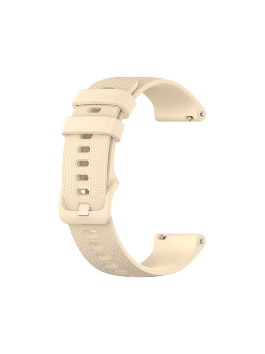Techsuit Λουράκι Ανοξείδωτο Ατσάλι Μπεζ (Huawei Watch GT4/GT5 41mm / GT5 Pro 42mm)