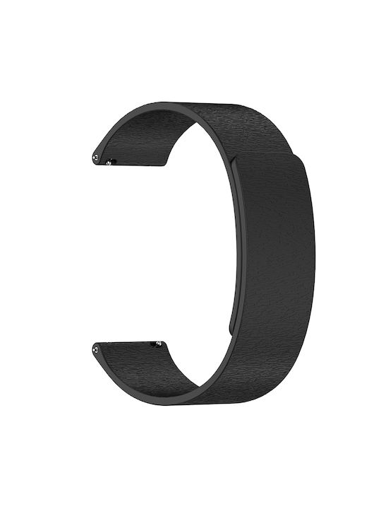 Techsuit Strap Silicone Black (Huawei Watch GT4/GT5 41mm / GT5 Pro 42mm)