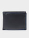 Leather Men's Wallet Classic with RFID Blue