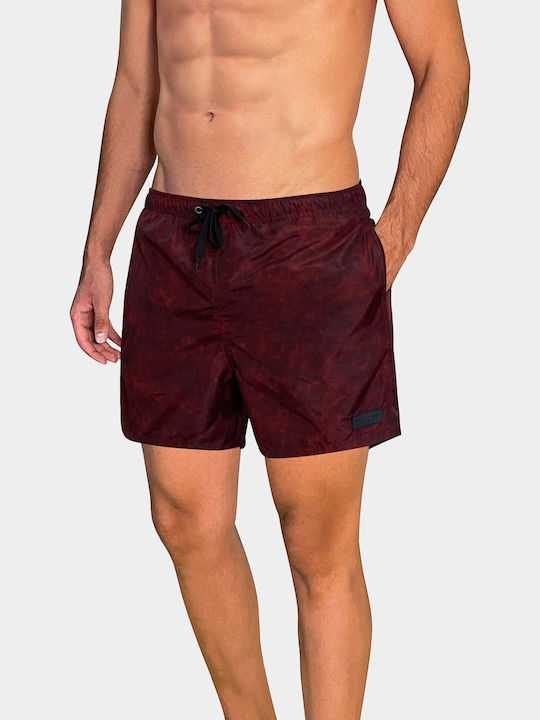 Ανδρικό Μαγιό Σορτς Κόκκινο Camo