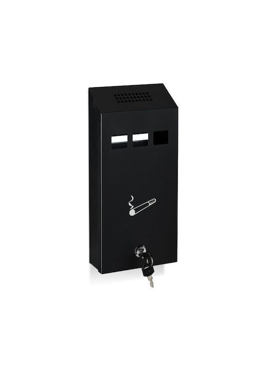 Wall Ashtray Volume 0.8 L Lock Key 32 X 15 X 6 Cm Wall Ashtray Volume 0.8 L Lock Key 32 X 15 X 6 Cm