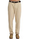 Culton Trousers Elastic in Tapered Line Beige