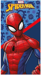 Spiderman Παιδική Πετσέτα Θαλάσσης Μπλε Spiderman