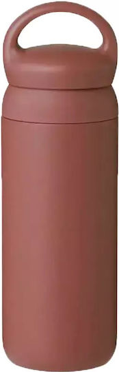 Kinto Μπουκάλι Θερμός Ανοξείδωτο BPA Free 500ml Ροζ