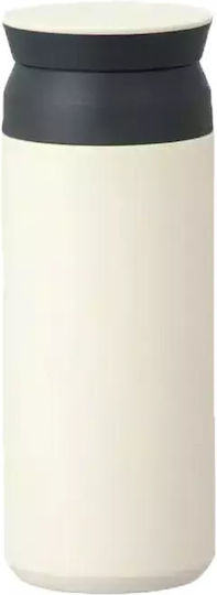 Kinto Μπουκάλι Θερμός Ανοξείδωτο BPA Free 500ml Λευκό