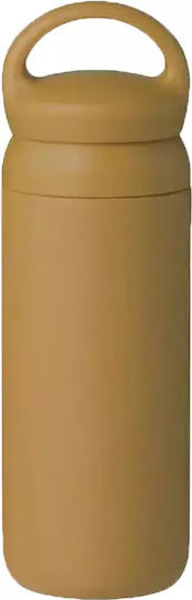 Kinto Bottle Thermos Stainless Steel BPA Free 500ml Yellow