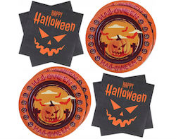 Halloween Party Plate 20 Pieces