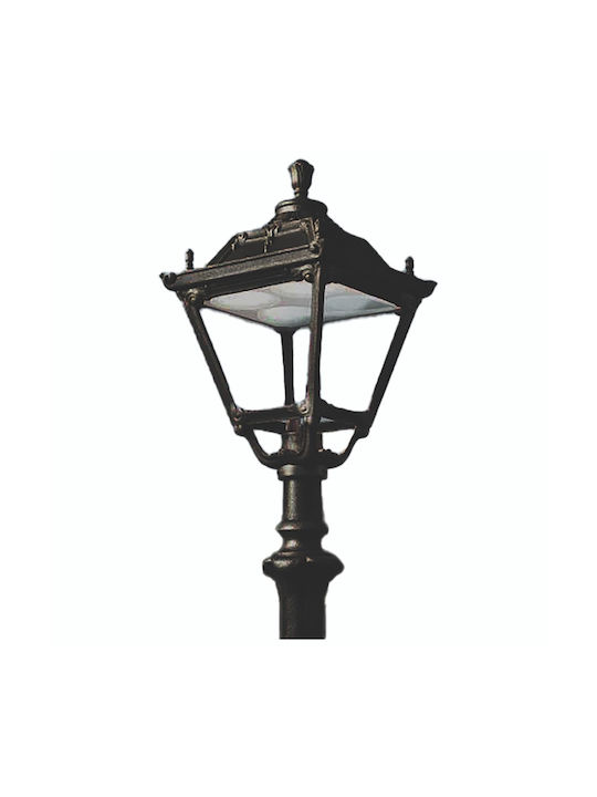 Elmark Outdoor Floor Lamp Post 40W with Cold White Light IP55 Black