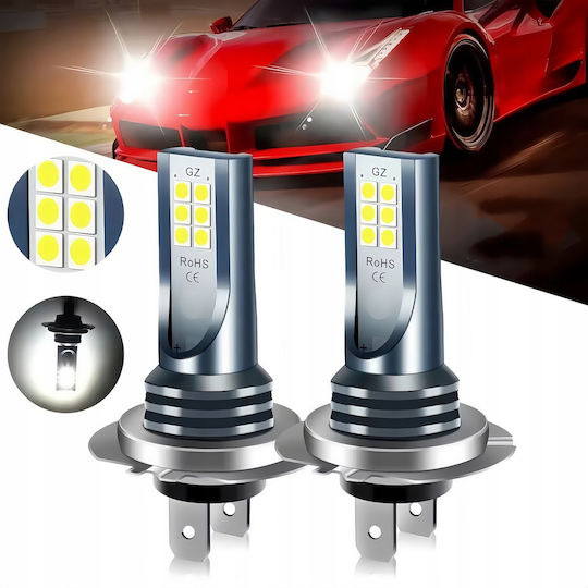 Interlook Λάμπες Αυτοκινήτου H7 Canbus LED 6500K Ψυχρό Λευκό 100W 2τμχ