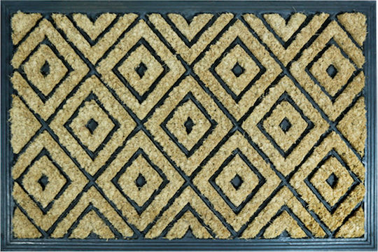 San Lorentzo Entrance Mat Anti-slip Black 40x60cm