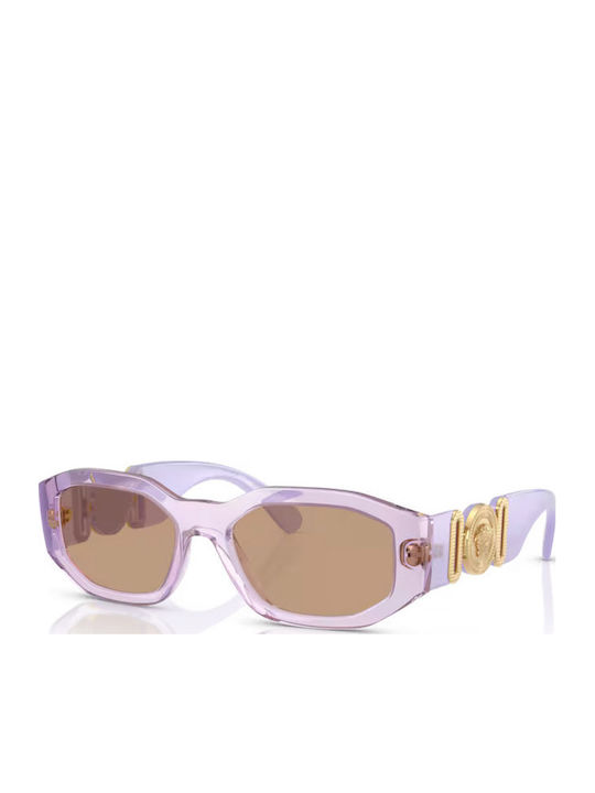 Versace Unisex Ochelari de soare cu Violet Cadr...