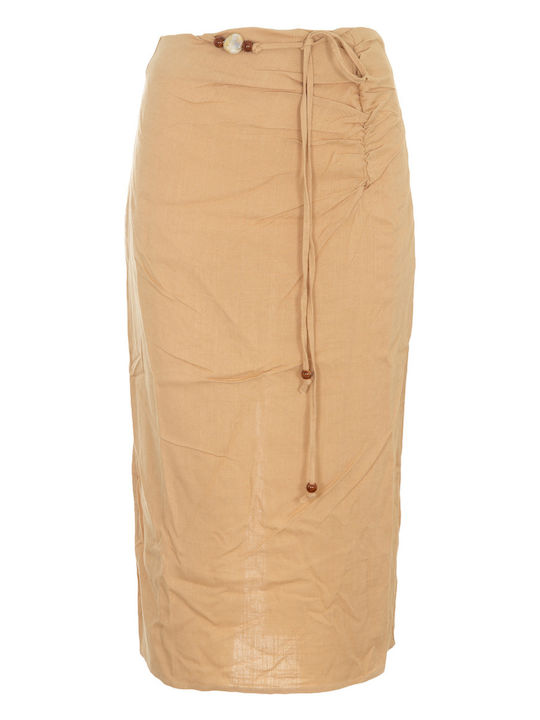 Bahia Maxi Φούστα Beige