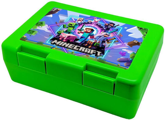 Koupakoupa Minecraft Nether Portal Plastic Kids' Food Container Minecraft x x 6.5cm