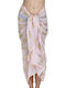 Miandmi Women's Beach Pareo Gold Pink