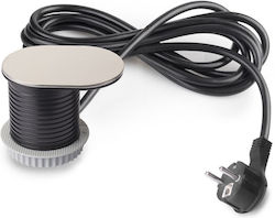 Emuca Μονή Πρίζα Ρεύματος με 2 Θύρες USB