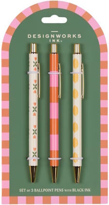 Designworks Στυλό Ballpoint 3τμχ
