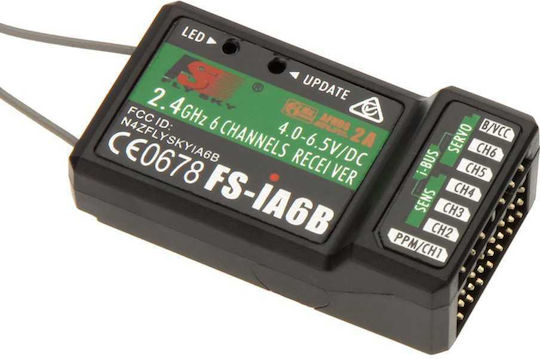 Flysky Ia6b 2.4g 6ch Ppm Output Ibus Port Receiver Fs-i6 Fs-i10 I6x I6s