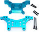 Protonrc Shock Tower Part Compatible Mjx Hyper Go 16207 16208 16209 16210 H16bm H16gt H16dr H16 1/16 RC Car Front Rear Shocks Mount Aluminum Alloy Metal Upgrade 2 Pieces Blue