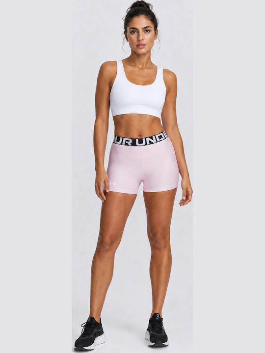 Under Armour Women's Training Legging Shorts Pink