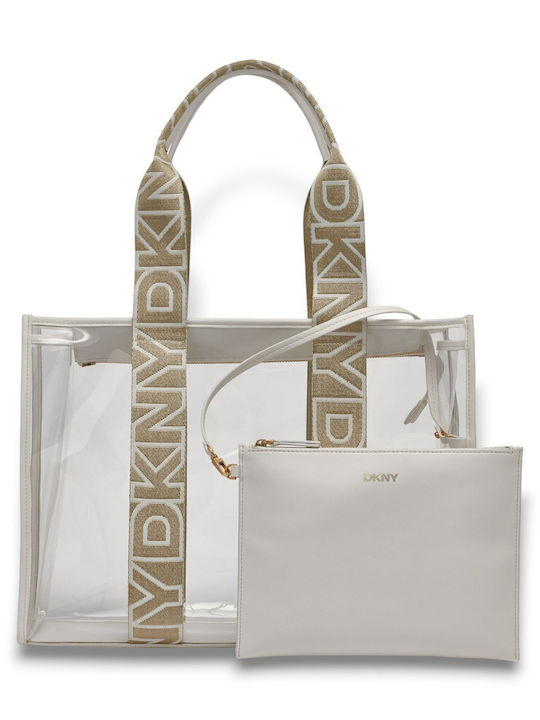 DKNY Arena Women's Bag Shoulder Beige