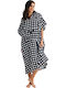 Roxy Gentle Offshore Beach Poncho Gray