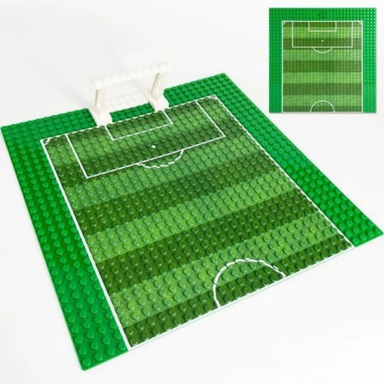 Kopf-Toy Основна плоча за блокчета Футболно игрище 2бр