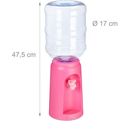 Water Dispenser Tap Drip Tray Water Collection 4.5 L Pink 47.5 x 17 cm