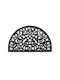 Relaxdays Covor de Intrare Antiderapant din Cauciuc Negru 75x45buc Grosime 15mm