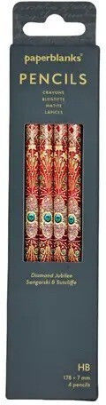 Комплект от 4 молива HB Paperblanks Diamond Jubilee Sangorski Sutcliffe 6351