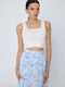 Coldy Women's Crop Top White