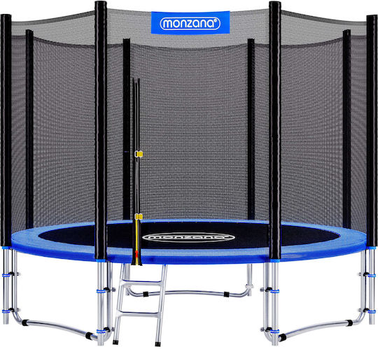 Monzana Trampolin Draußen Durchmesser 183cm mit Netz & Leiter