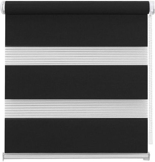 Eurohome Rolete Geam Semi-Blackout Dublu P60xÎ150cm Negru Eurohome Rolete Geam Semi-Blackout Dublu P60xÎ150cm Negru