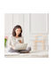 Relaxdays Covor Rectangular Maro