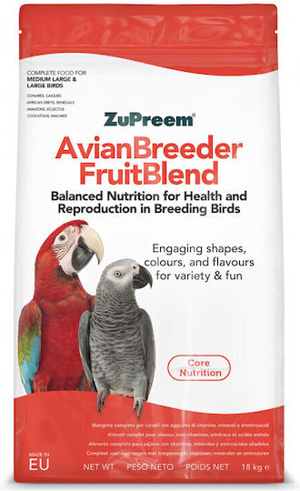 Zupreem Fruitblend Pellets Food for Medium and Large Parrots
