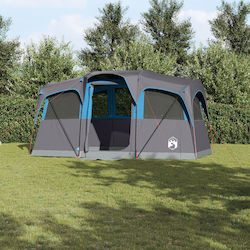 vidaXL Σκηνή Camping Γκρι 10 Ατόμων
