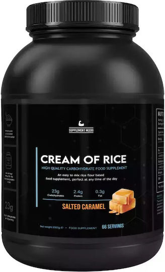 Supplement Needs Cream Of Rice Ειδικό Συμπλήρωμα Διατροφής 2000gr Salted Caramel