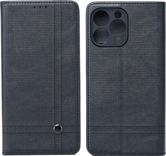 TelForceOne Smart Seam Back Cover Silicone / Synthetic Leather Black (Galaxy A55)