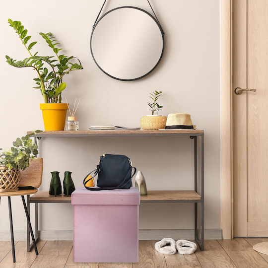 Scaune Camera de zi Tapițat cu Catifea Pink 38x38x38buc